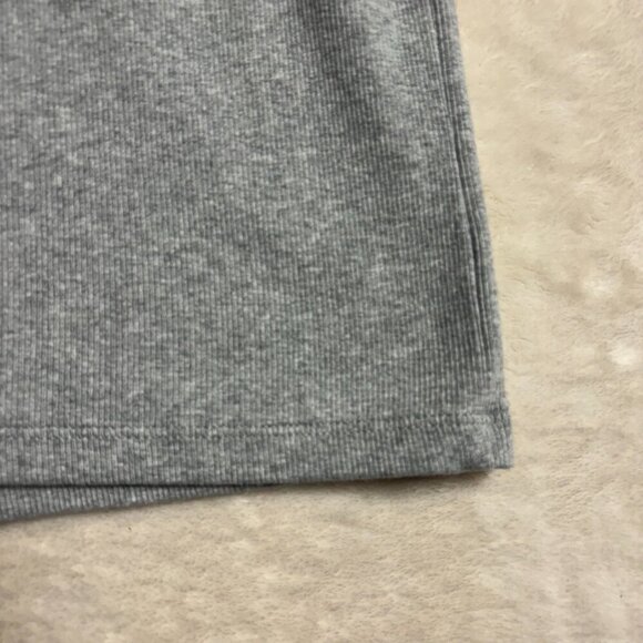 TNA Women Homestretch Highline Dress Size Large Gray Stretch Rib Artizia Bodycon - Picture 9 of 12